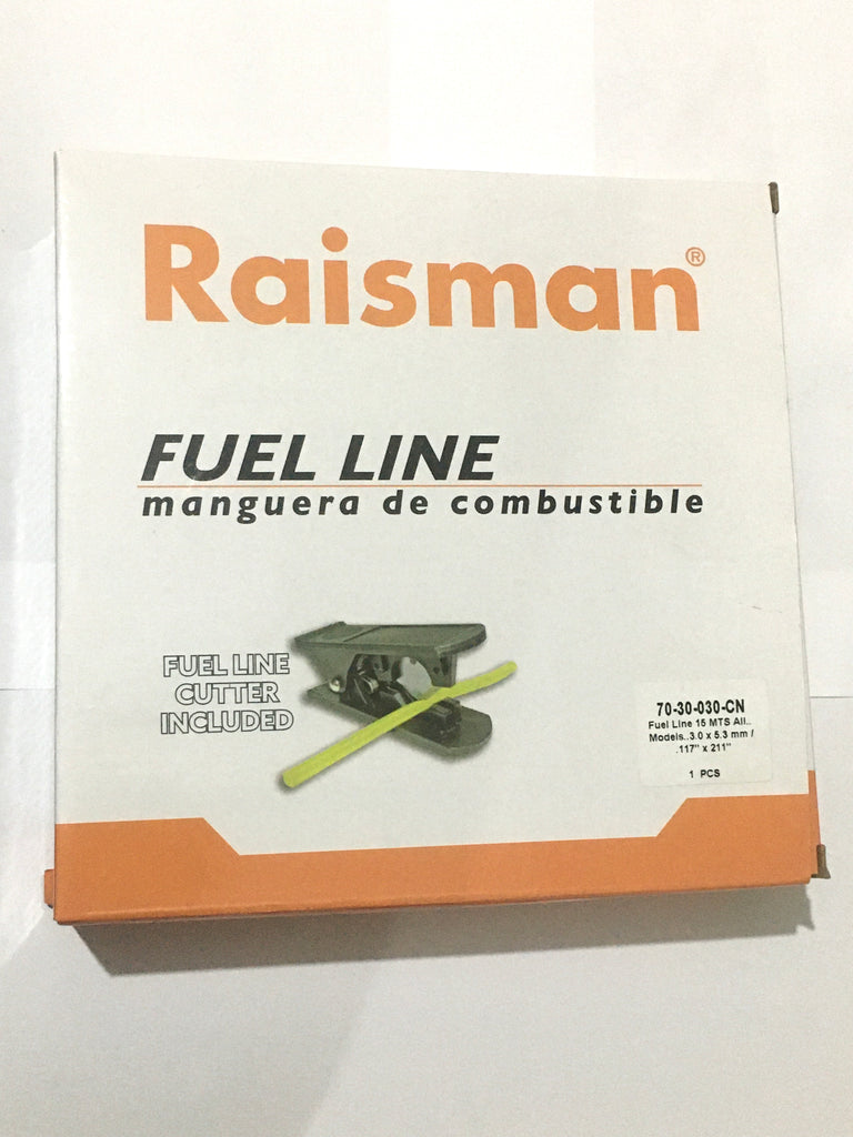 Fuel Line 15 MTS  All..Models..3.0 x 5.3 mm / .117" x 211"